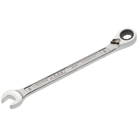 Hazet 606-8  Knarren-Ring-Maulschlüssel  Schlüsselweite (Metrisch) 8 mm