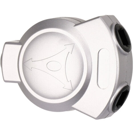 Hicon POF-810 Toslink Audio Y-Adapter [1x Toslink-Buchse (ODT) - 2x Toslink-Buchse (ODT)] 0.00 m Sil (1/2)