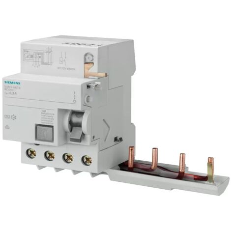 Reiner vierpoliger Klasse A 40A 30mA Differentialblock Siemens 5SM23426 (1/2)