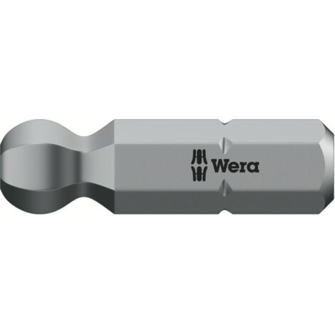 1 Stk. Bit Innen-6-kant mit Kugelkopf 842/1 Z Wera 6,0 x 25 mm