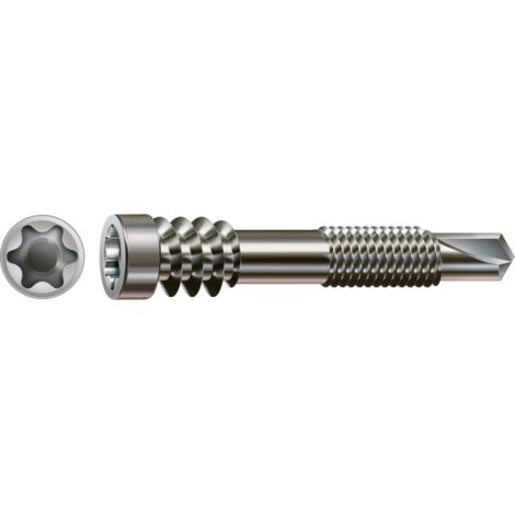 Spax Profilbohrschrauben 5x51 mm TX25 Zylinderkopf Schrauben, A2 Edelstahl