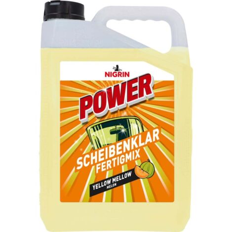 Nigrin Scheibenklar Power Yellow-Melon gebrauchsfertig 5 L Scheibenreiniger