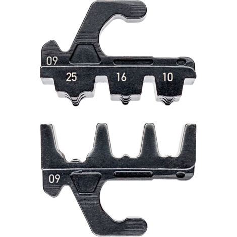 KNIPEX 97 39 09 Crimpeinsatz für isolierte + unisolierte Aderendhülsen 10 / 16 / 25 mm²