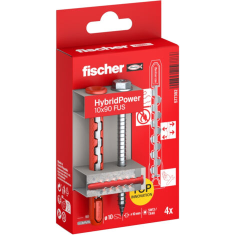 fischer 577392 HybridPower, Rot