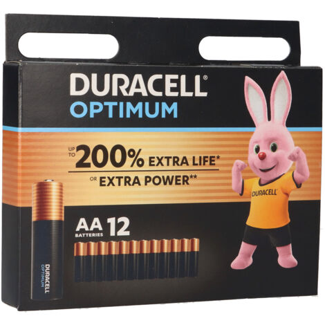 Duracell MN1500 AA Mignon Batterie Optimum 12er Blister