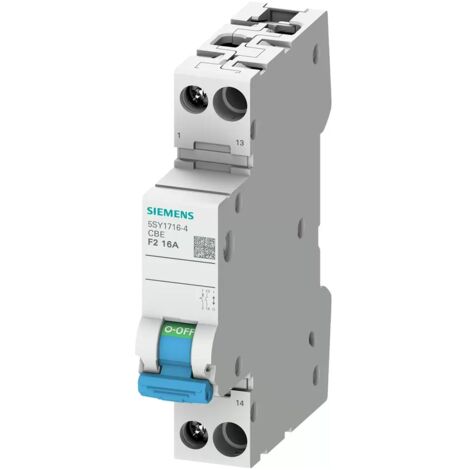 Siemens 5SY17024 5SY1702-4 Schutzschalter plombierbar 72 V/DC 2 A 1 St. (1/2)