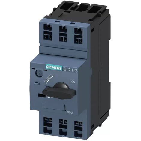 Siemens Leistungsschalter, S00, Motorschutz, Class 10, A-ausl. 1,8-2,5A, N-ausl. 33A 3RV20111CA20 (1/2)