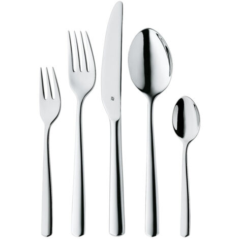 WMF Boston Besteck-Set  60er Set Edelstahl (rostfrei) spülmaschinenfest Silber 11.2000.9099