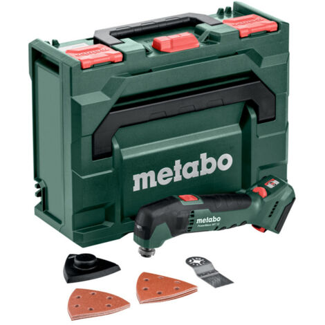 Akku-Multitool PowerMaxx MT 12 – Oszillierendes Werkzeug für Holz und Metall – Inklusive Tauchsägeblatt und Schleifplatte – metaBOX (1/5)