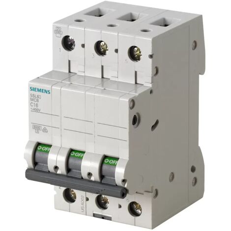 6ka modularer magnetothermischer schalter 3 pole 50a 5sl6350-7bb