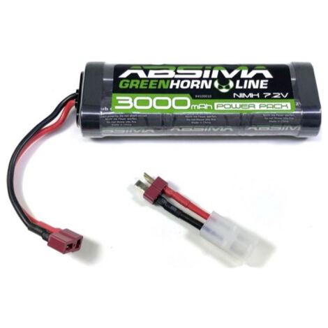 Absima Modellbau-Akkupack (NiMh) 7.2 V 3000 mAh   Softcase Tamiya (1/3)