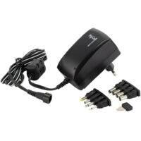 HyCell 1201-0009 Steckernetzteil, einstellbar 3 V/DC, 4.5 V/DC, 5 V/DC, 6 V/DC, 7.5 V/DC, 9 V/DC, 12