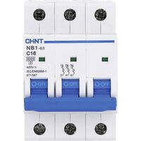 Chint 179689 NB1L Leitungsschutzschalter 3polig 25 A