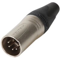 Neutrik NC5MXX XLR-Steckverbinder Stecker, gerade Polzahl: 5 Silber 1 St.