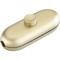 interBär Schnurschalter Gold 1 x Aus/Ein 2 A 1 St.