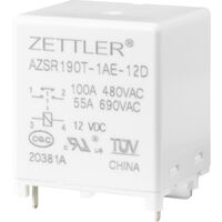 Zettler Electronics AZSR190T-1AE-12D Powerrelais 12 V/DC 100 A 1 Schließer 1 St.