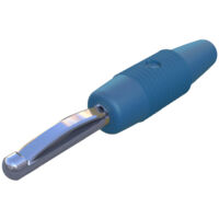 Hirschmann Test & Measurement VON 20 Bananenstecker Stecker, gerade Stift-Ø: 4 mm Blau 1 St.