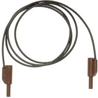 Metrel A 1342 Sicherheits-Messleitung Bananenstecker 4 mm Bananenstecker 4 mm 1.50 m Schwarz, Braun