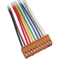 TRU COMPONENTS Steckbuchse mit Litze Polzahl Gesamt 5 Rastermaß: 2.50 mm 1582618 1 St.