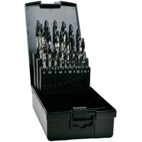 Exact 74962 TIAIN-TIP Spiralbohrer-Set 1 mm, 1.5 mm, 2 mm, 2.5 mm, 3 mm, 3.5 mm, 4 mm, 4.5 mm, 5 mm