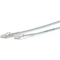 Metz Connect 1308455088-E RJ45 Patchkabel CAT 6a S/FTP 5.00 m Weiß mit Rastnasenschutz 1 St.