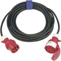 SIROX 363.410 Strom Verlängerungskabel 16 A Schwarz 10.00 m H07RN-F 5G 2,5 mm²