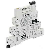 Finder 39.81.0.012.0060 Koppelrelais 12 V/DC, 12 V/AC 6 A 1 Wechsler 1 St.