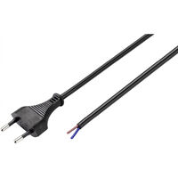 Sygonix SY-5044226 Strom Anschlusskabel Schwarz 1.50 m