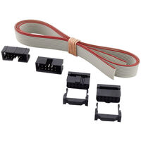 BKL Electronic 10122100 Pfosten-Steckerverbinder-Set mit Zugentlastung Rastermaß: 2.54 mm Polzahl Ge