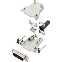 encitech DTZF15-DMP-K 6355-0045-02 D-SUB Stiftleisten-Set 180 ° Polzahl: 15 Lötkelch 1 Set