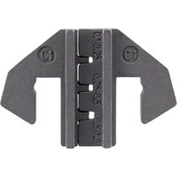 TOOLCRAFT PLE-0C1 Crimp-Einsätze Flachstecker Quetschbereich: 0.1 bis 1 mm² Passend für Marke (Zange