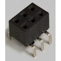 BKL Electronic Buchsenleiste (Standard) Anzahl Reihen: 2 Polzahl je Reihe: 3 10122229 1 St. Tube