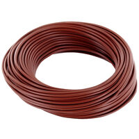 econ connect KD05BR10 Schaltdraht 1 x 0.2 mm² Braun 10 m