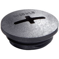 Wiska 10061836 EVSG M50 RAL 9005 Verschlussschraube M50 Polyamid Schwarz (RAL 9005) 1 St.