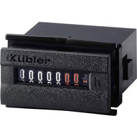 Kübler Automation 125353 3,245,201,351 H37.5 Betriebstundenzähler/Zeitzähler mit DIN-Abmessungen, 48