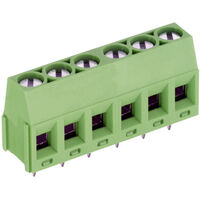 PTR Hartmann 50350060001E Schraubklemmblock 1.50 mm² Polzahl 6 Grün 1 St.