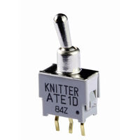Knitter-Switch ATE 2D ATE 2D Kippschalter 48 V DC/AC 0.05 A 2 x Ein/Ein rastend 1 St.