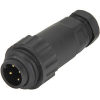 Weipu 814085 Rundstecker Stecker, gerade Gesamtpolzahl: 3 + PE Serie (Rundsteckverbinder): WA 1 St.