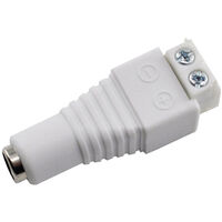 TRU COMPONENTS DC14-F-WT Niedervolt-Steckverbinder Buchse, gerade 5.5 mm 2.1 mm 1 St.
