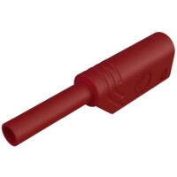 SKS Hirschmann MST S WS 30 Au Laborstecker Stecker, gerade Stift-Ø: 2 mm Rot 1 St.