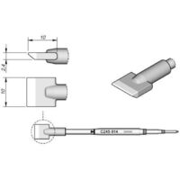 JBC Tools Lötspitze Meißelform Spitzen-Größe 10 mm Inhalt 1 St.