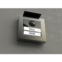 m-e modern-electronics VDV-2020 A Video-Türsprechanlage Kabelgebunden, RFID Außeneinheit Anthrazit