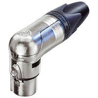 Neutrik NC5FRX XLR-Steckverbinder Buchse, gewinkelt Polzahl: 5 Silber 1 St.