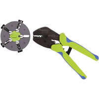 Rennsteig Werkzeuge Multicrimp 629 005 3 Crimpzangen-Set 5teilig Unisolierte Flachsteckverbinder, Is