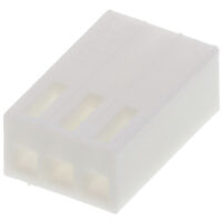 Molex Buchsengehäuse-Kabel Polzahl Gesamt 3 Rastermaß: 2.54 mm 22012031 1 St. Bag