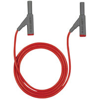 Beha Amprobe 307111 Sicherheits-Messleitung Lamellenstecker 4 mm Lamellenstecker 4 mm 1.00 m Rot 1 S