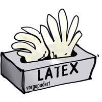Leipold Doehle 14699-10 100 St. Latex Einweghandschuh Größe (Handschuhe): 10, XL