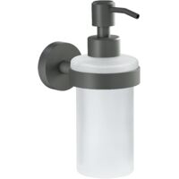 tesa MOON GREY 40584-00000-00 Seifenspender 200 ml Grau (matt), Glas satiniert