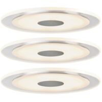 Paulmann 92917 LED-Einbauleuchte 3er Set LED LED 18 W Aluminium (gebürstet)