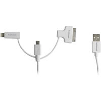 Hähnel Fototechnik USB-Ladekabel USB-A Stecker, Apple Lightning Stecker, USB-Micro-B Stecker, Appl